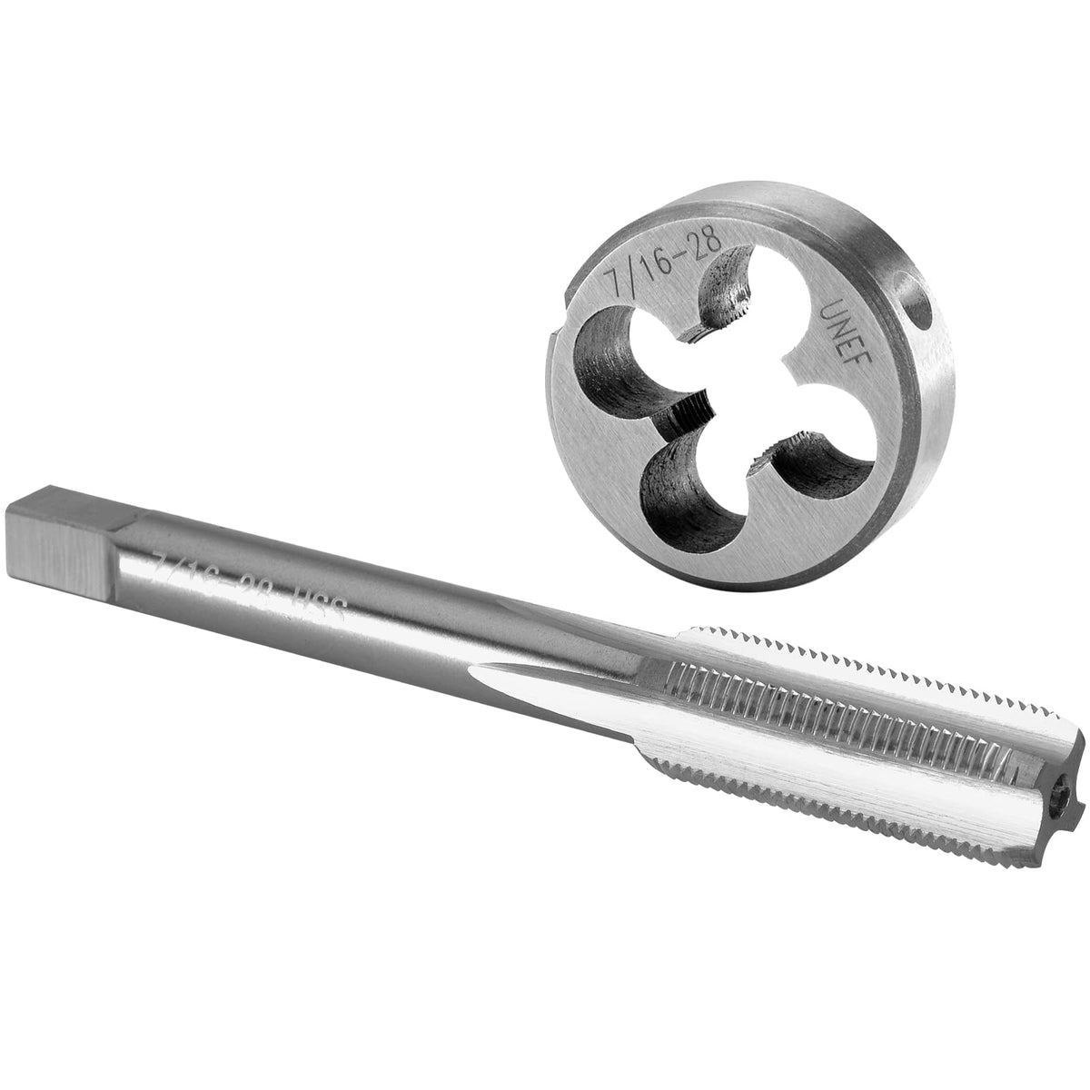 Burkit 7/16"-28 UN Tap and Die Set Right Hand