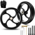 2-Pack 7 Inch Walker Wheels Replacement for Wheelchair & Drive Rollator
