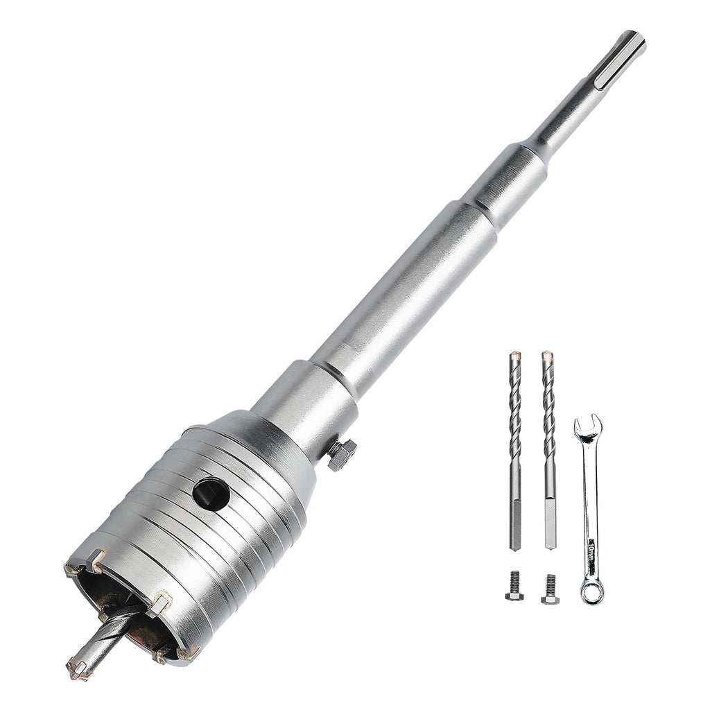 GRIXLEN 2-1/16 inch / 52mm Concrete Hole Saw with SDS Plus Shank Rod