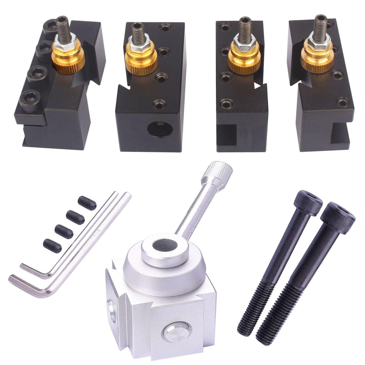 120034 Tool Post & Lathe Tool Holder & Axa Tool Holder for Mini Lathe