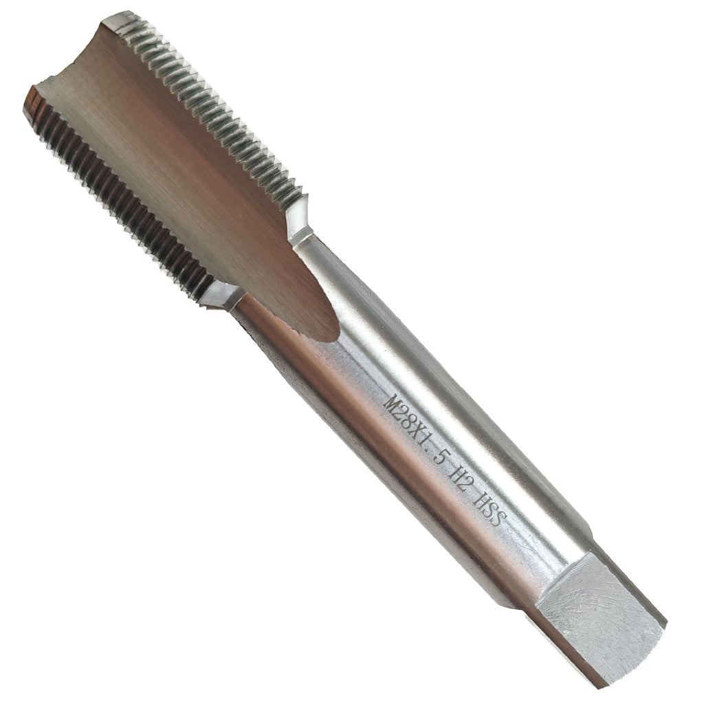 M28 X 1.5 Tap, Right Hand, 1.5mm Pitch, Straight Flute, 4 Flute
