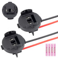 Svicari H7 Bulb Socket Holder Connector Compatible with Hyundai Avante Mistra Sonata Elantra 2PCS (Bold copper wire)