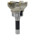 CME 4" 75° Indexable Face Mill w/ R8 Arbor, APKT1604 Inserts Included, 5 Flutes