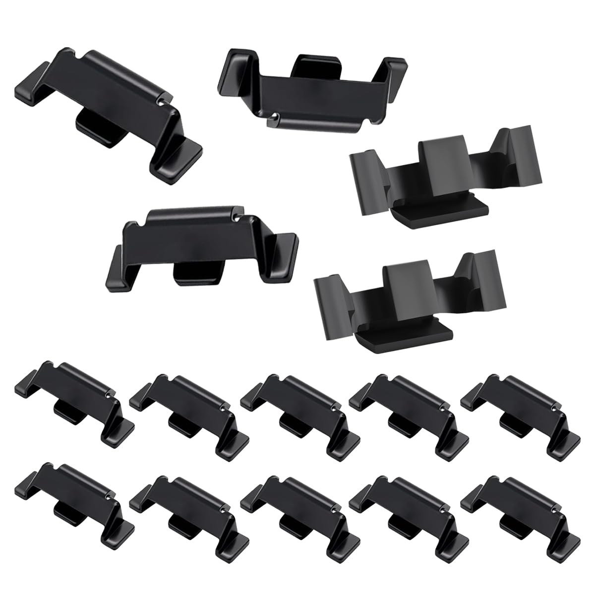 AIMCOCO Headlight Trim Ring Clips 51132752145, Front Headlight Bezel Mounting Accessories, Fit for BMW Mini Cooper R55 R56 R57 R58 R59 R60 F56 F60（15Pcs）