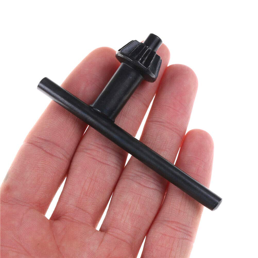 TOOLSTAR Chuck Key, 10mm Pilot Spanner Drill Chuck Key Universal Metal T Shaped Replacement Keys Tool for Chucks (Pack of 1)