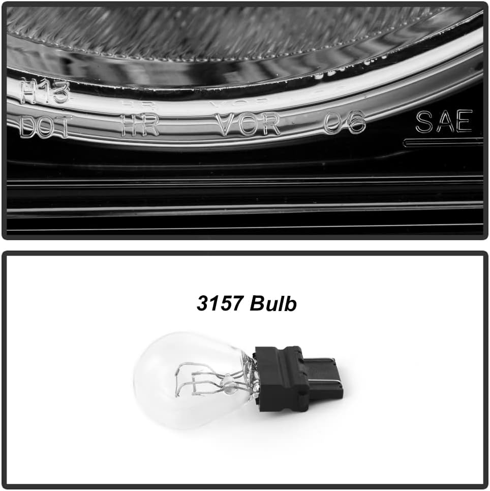 ACANII - For 2006 2007 2008 2009 2010 Hummer H3 09-10 H3T Factory Headlights Headlamps Replacement Pair Set Left+Right
