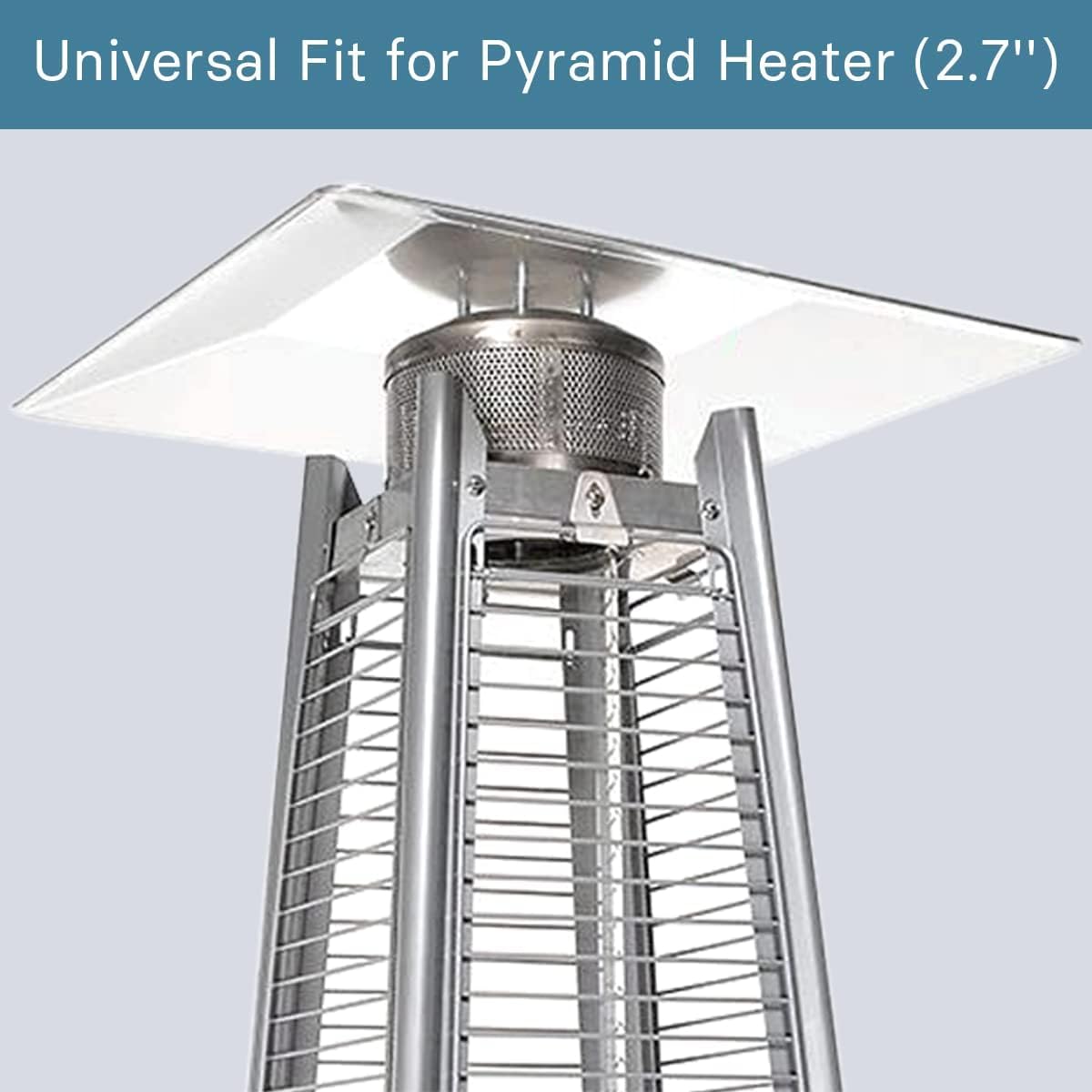 2 Units 4-Sided Pyramid Patio Heater Parts - Hole Distance 2 3/4 Inches