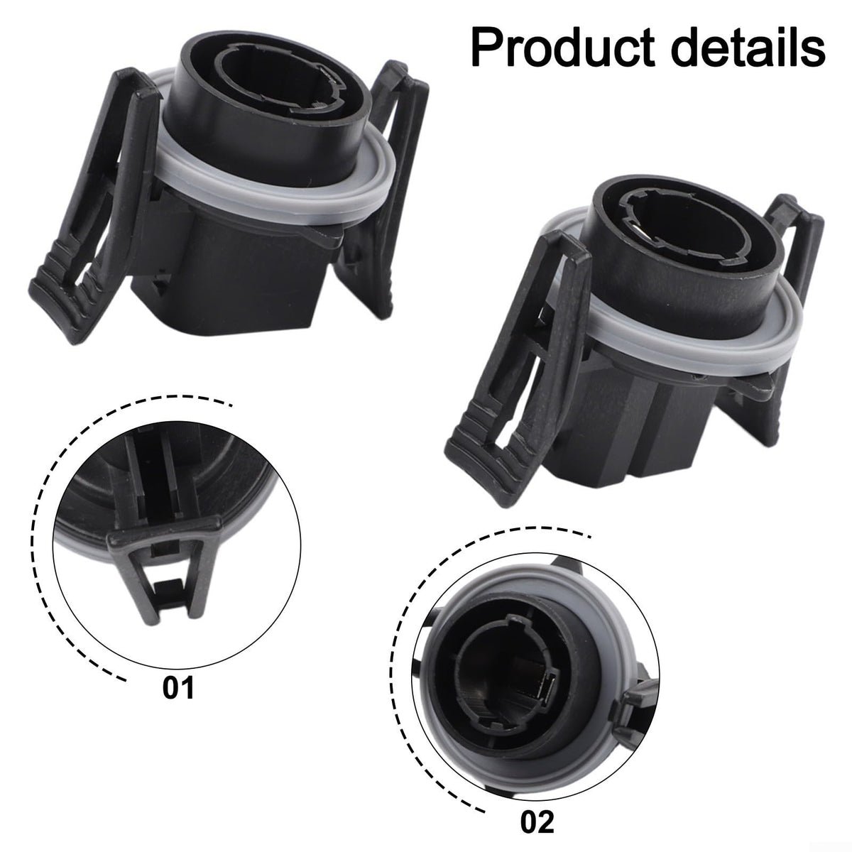 Front Turn Signal Bulb Socket Fit For BMW For E36 For E34 For E32 63131384032 Front Bulb Socket Indicator (2pcs)