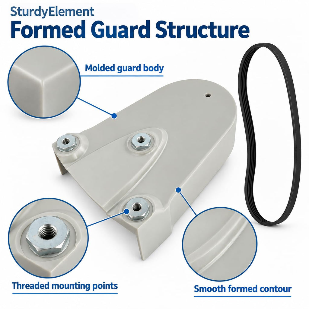SturdyElement Belt Guard and Drive Belt Kit Compatible with STIHL TS800