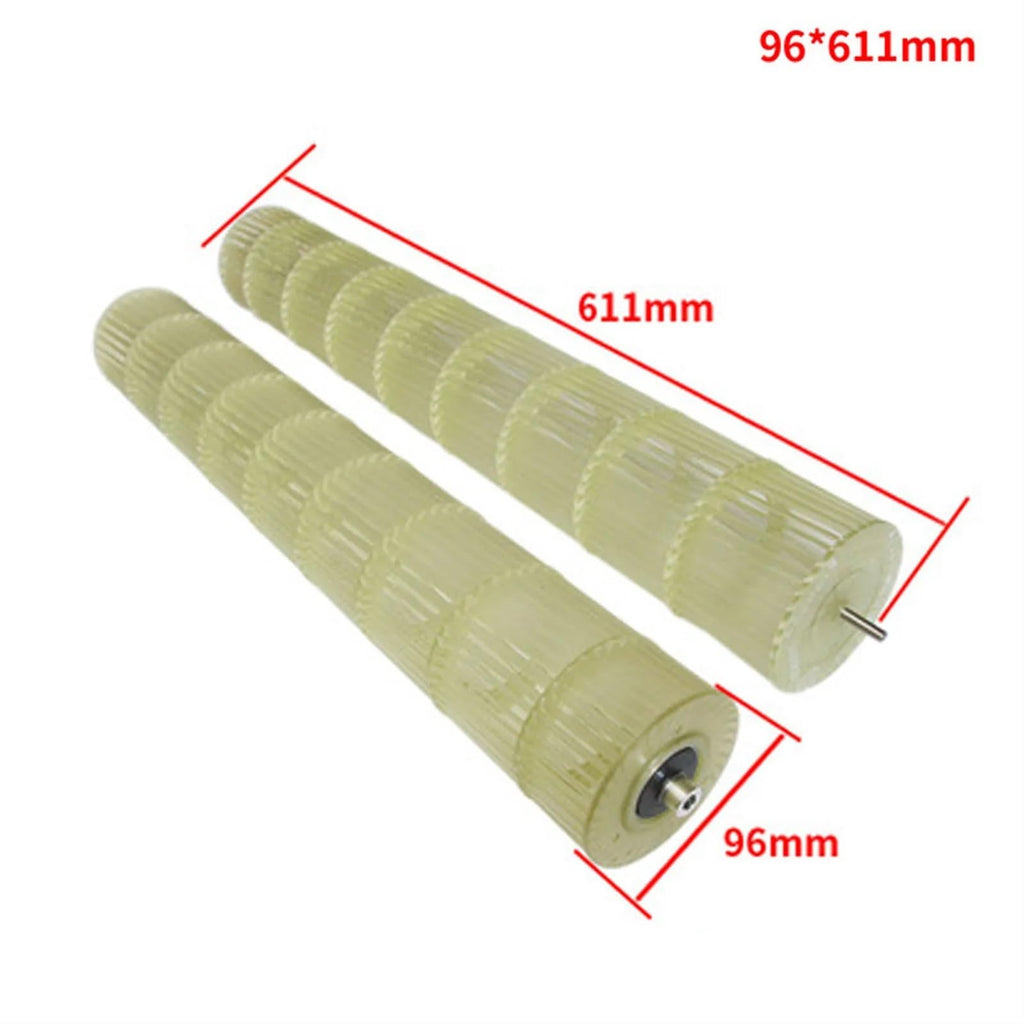 AVIMYA Flow fan blower wheel plastic cross flow blade impeller for air conditioner 1-3P Cross (Color : 96x611mm)