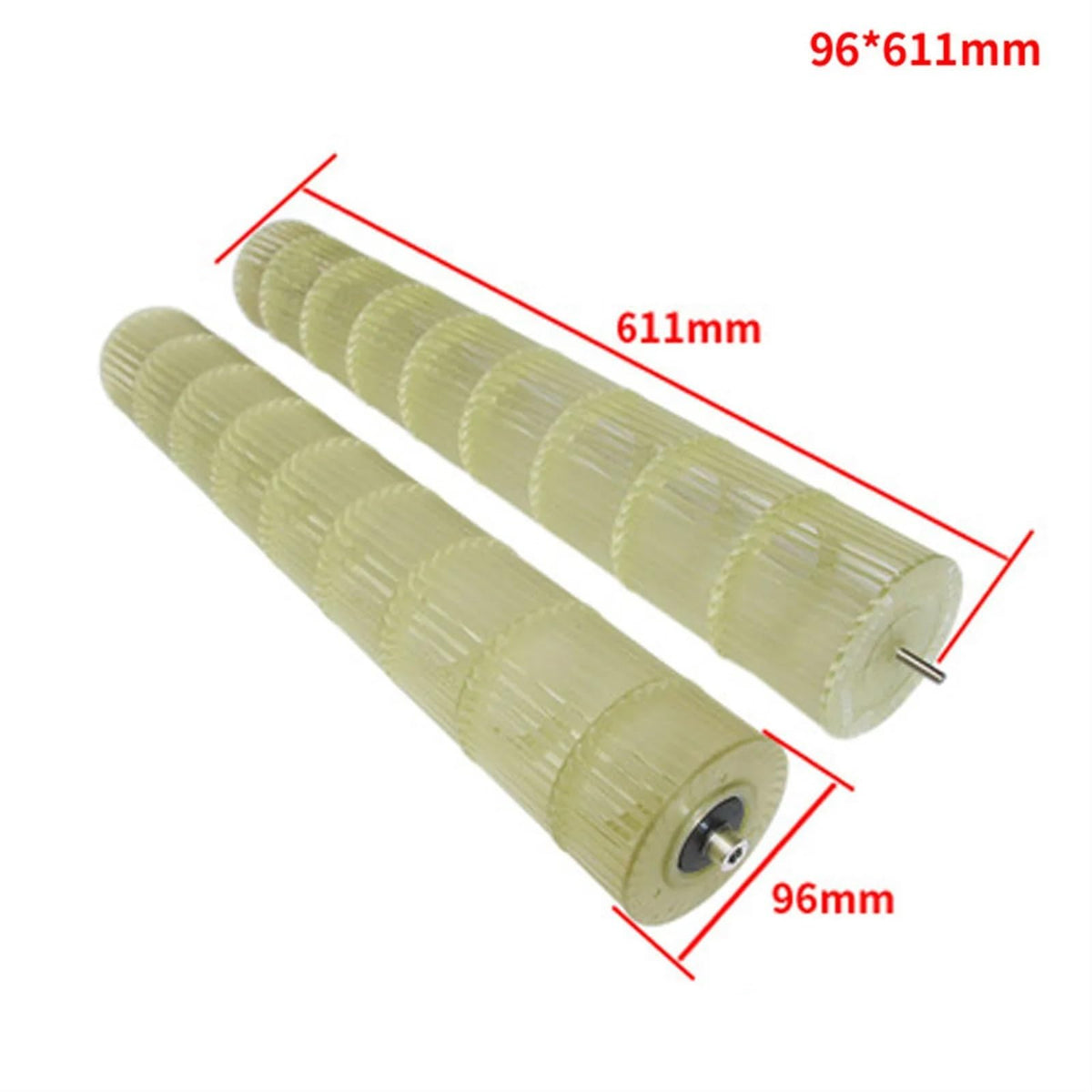 AVIMYA Flow fan blower wheel plastic cross flow blade impeller for air conditioner 1-3P Cross (Color : 96x611mm)