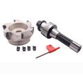 3.94"/100mm Cutting Dia 6-Flute 400R 100-32-6T Face Mill Shell Cutter Set