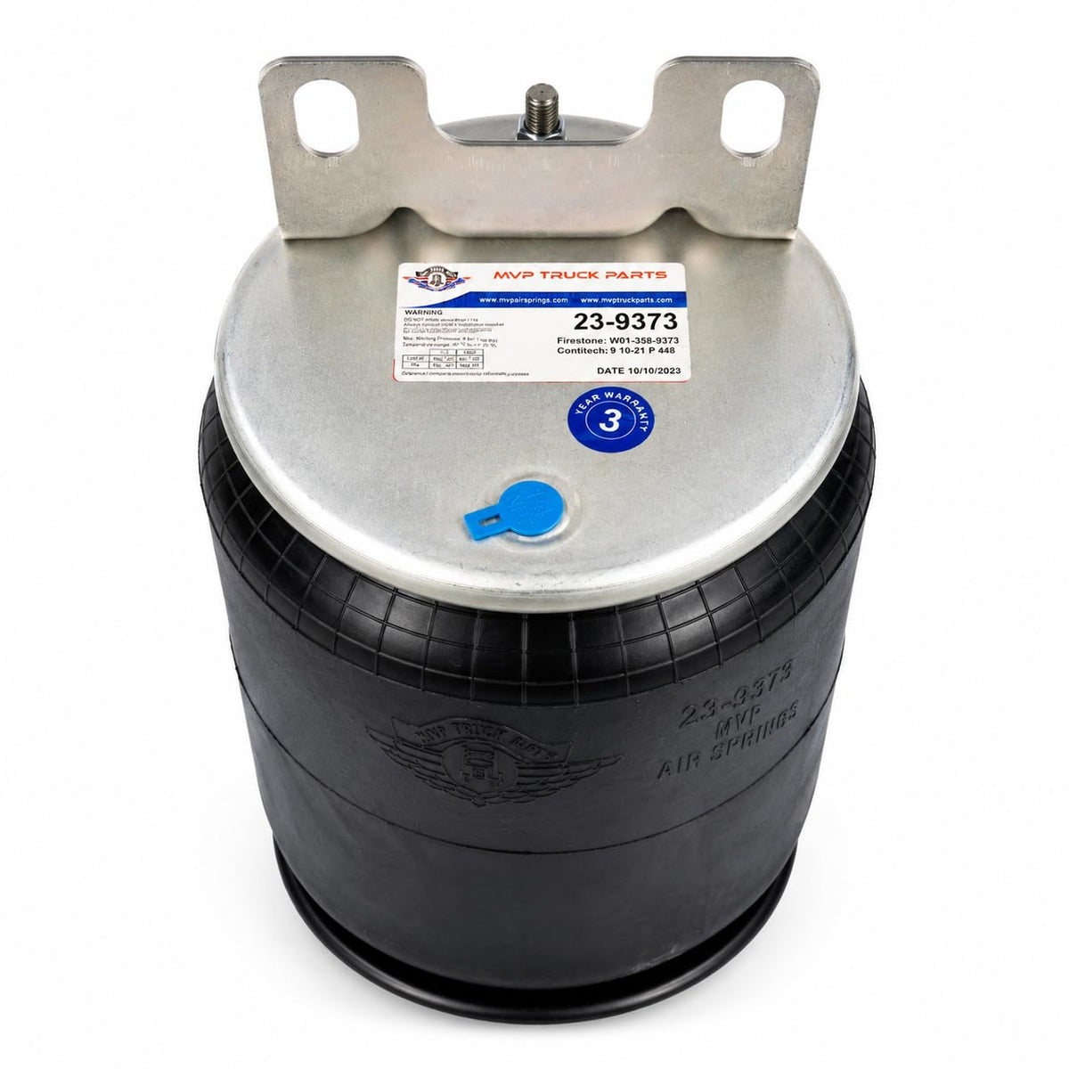Air Spring Bag Compatible with Mack Replaces 9373, 9375, W01-358-9375, W01-358-9373, 364SQ27, 57QL414M, 1R12-404 (23-9373)