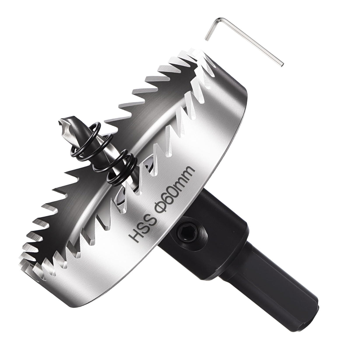 METALLIXITY Hole Saw 60mm 2-3/8" 4241 High Speed Steel for Metal Silver