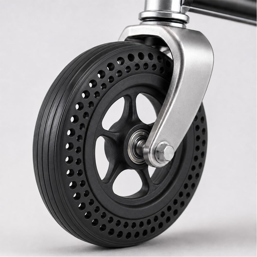 6 Inch Replacement Wheelchair Wheels for Invacare 9000 SL（9SL）20-6