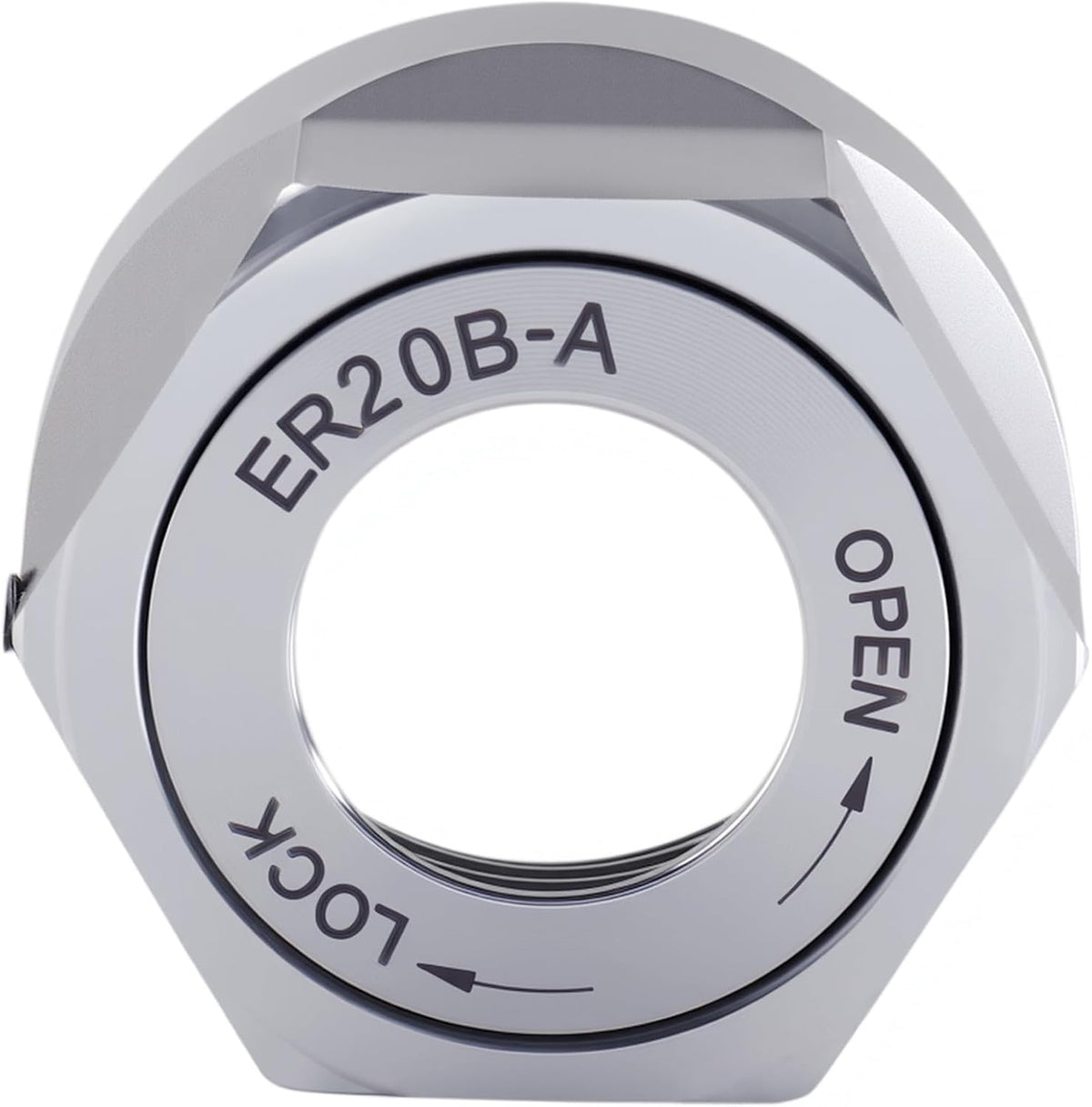CanCNC ER20 Ball Bearing Collet Chuck Nut, Hex, 0537-2000