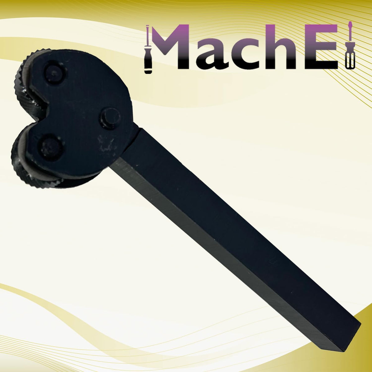 MachEl Pivot Head Diamond Knurling Tool, Medium Pitch