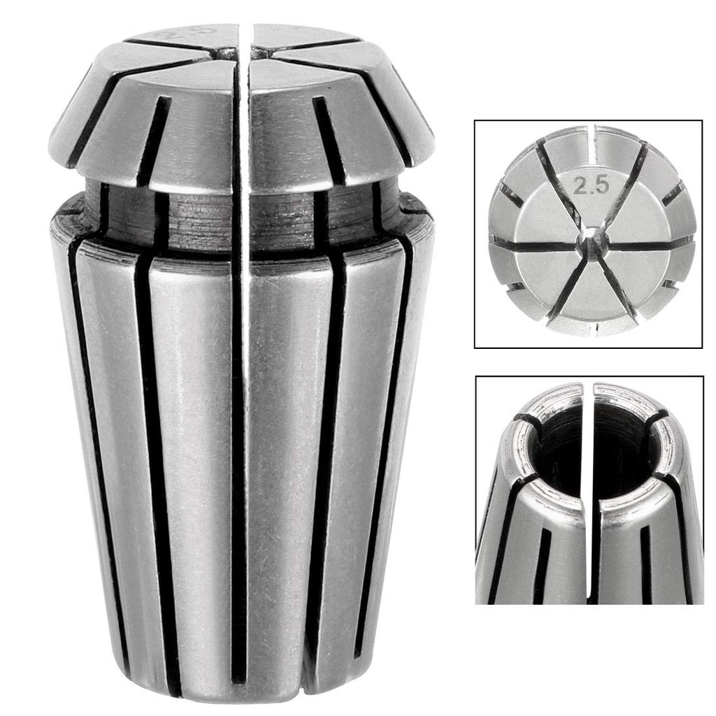 uxcell ER16 2.5mm Spring Collet Chuck for CNC Engraving Machine Lathe Milling Tool