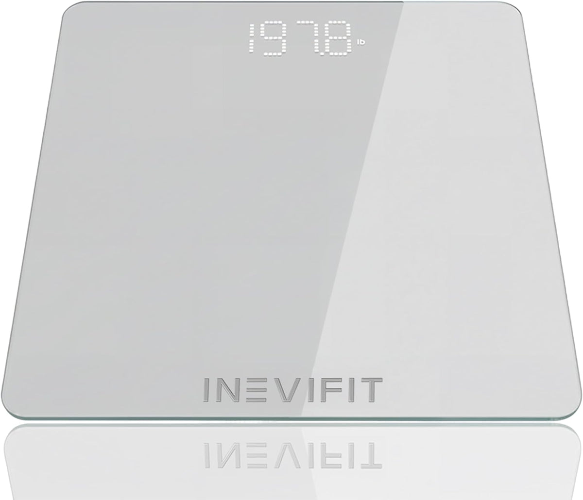Premium Bathroom Scale, Highly Accurate Digital Bathroom Body Scale, Measures Weight up to 400 lbs. Includes Batteries