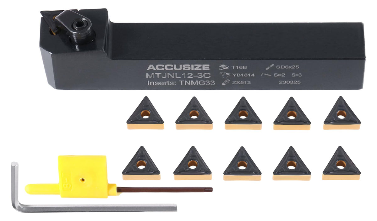 Accusize Indexable Tool Holder, 3/4" x 5", LH, 2312-6008INS