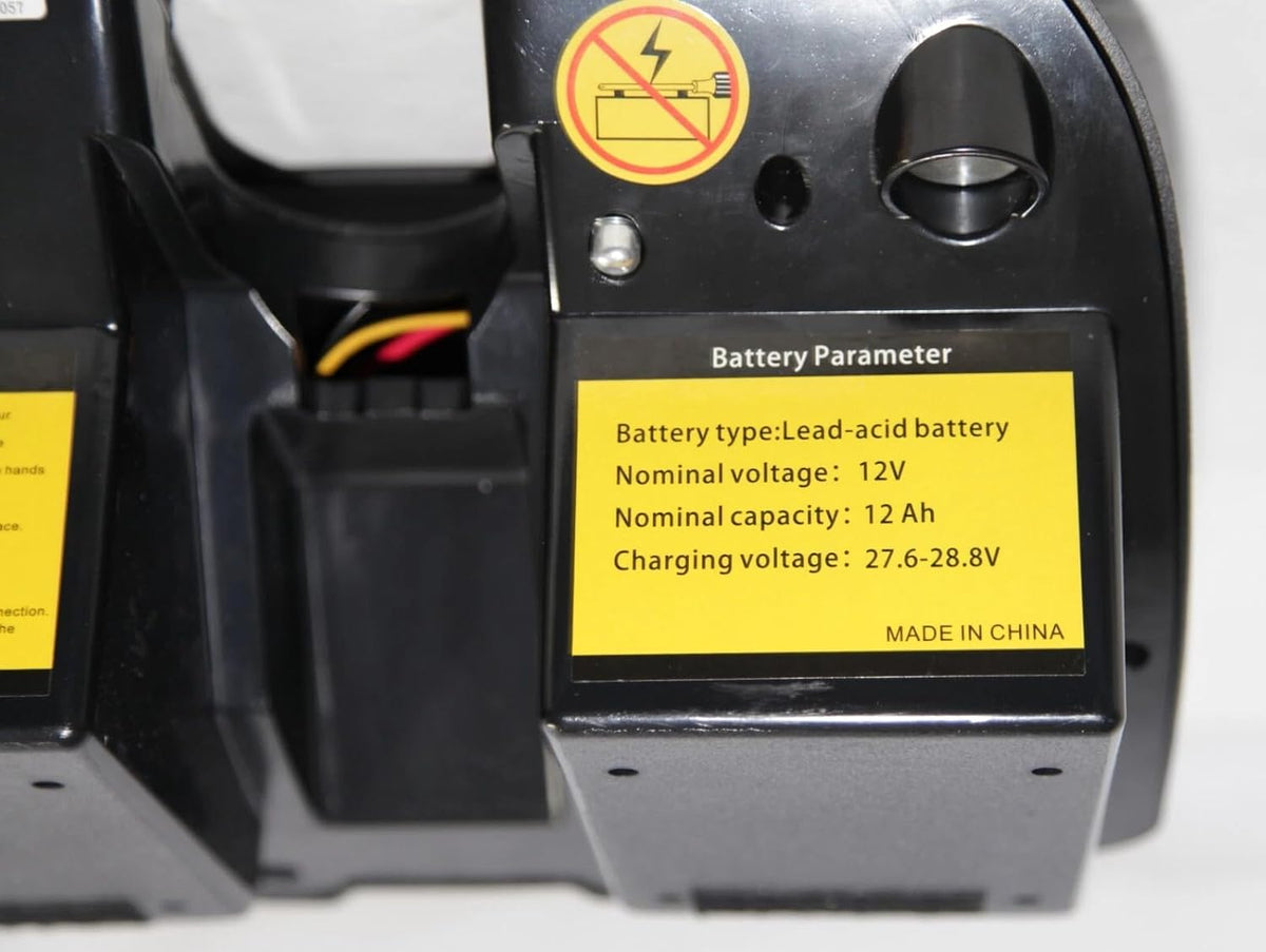 W3431/MS31 Battery Case with 2pcs 12V 12AH Lead Acid Battery for Mobility Scooters Compatible with Vive/Elifecenter (Factory Original Replacement)