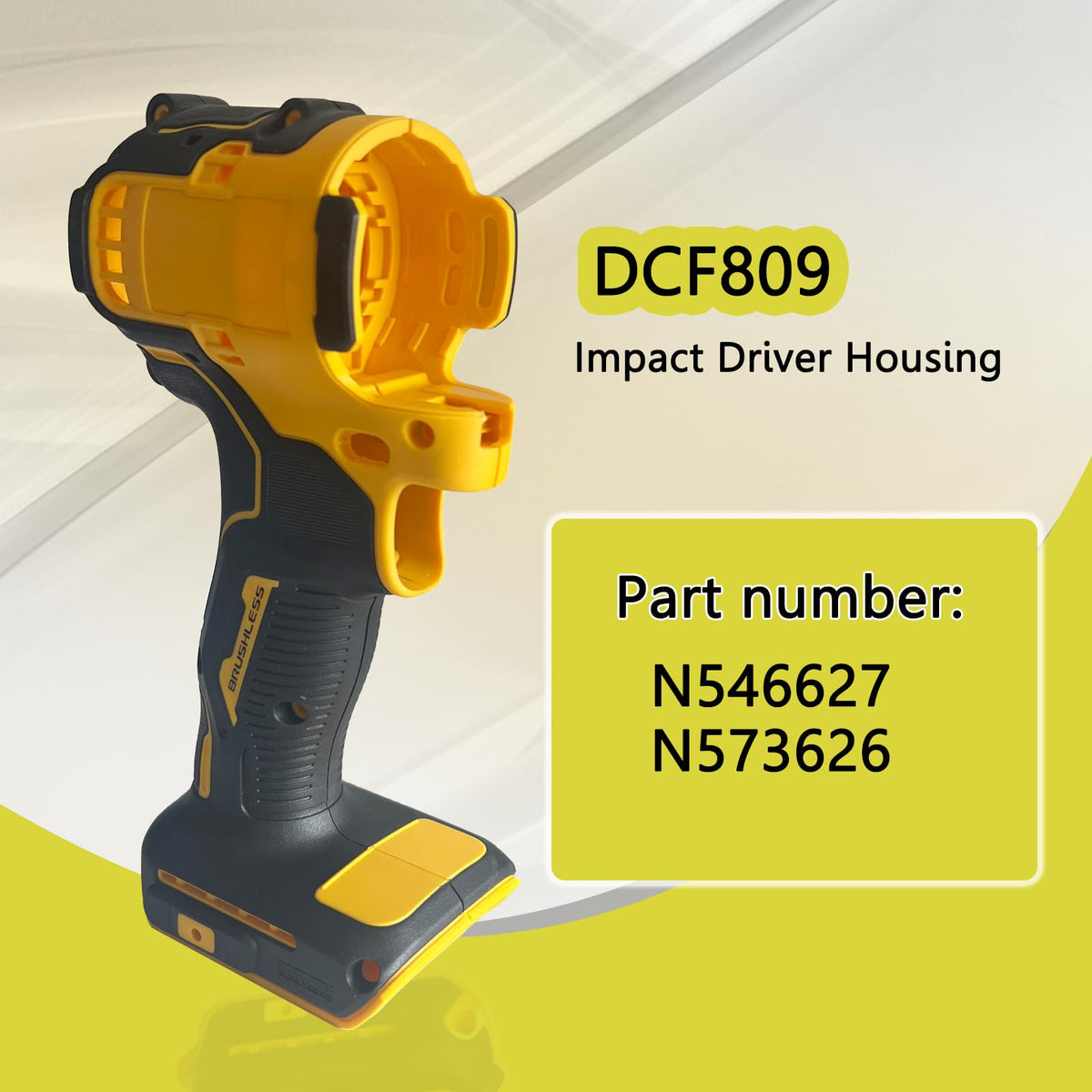 N546627 N573626 Impact Driver Housing Fit for DCF809 DCF809D2-BR DCF809D2-B2 DCF809D2-B3 DCF809C2 Replacement Parts