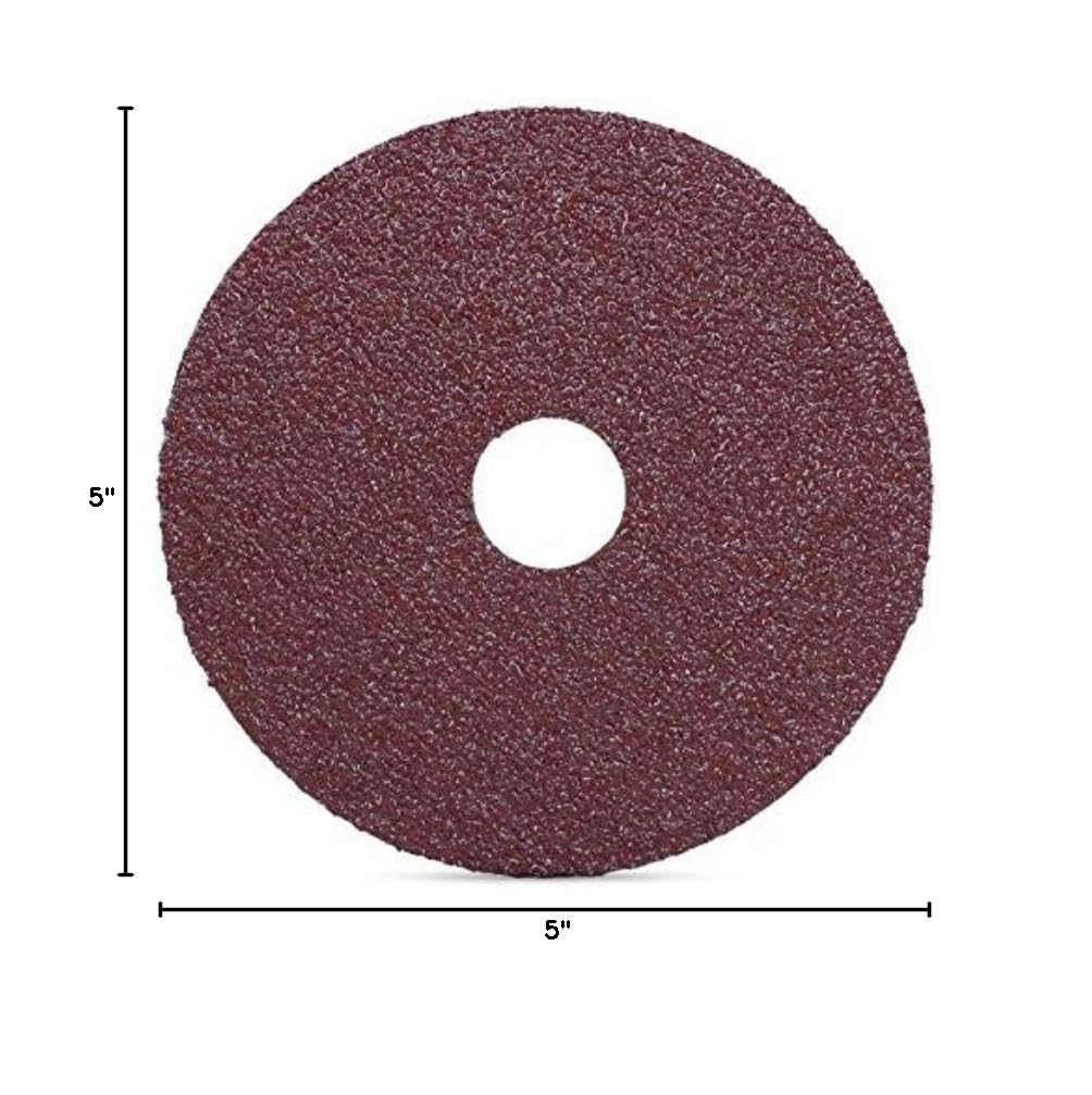 BHA 5 x 7/8 AO Resin Fiber Disc for Angle Grinder - 120 Grit - 25 Pack