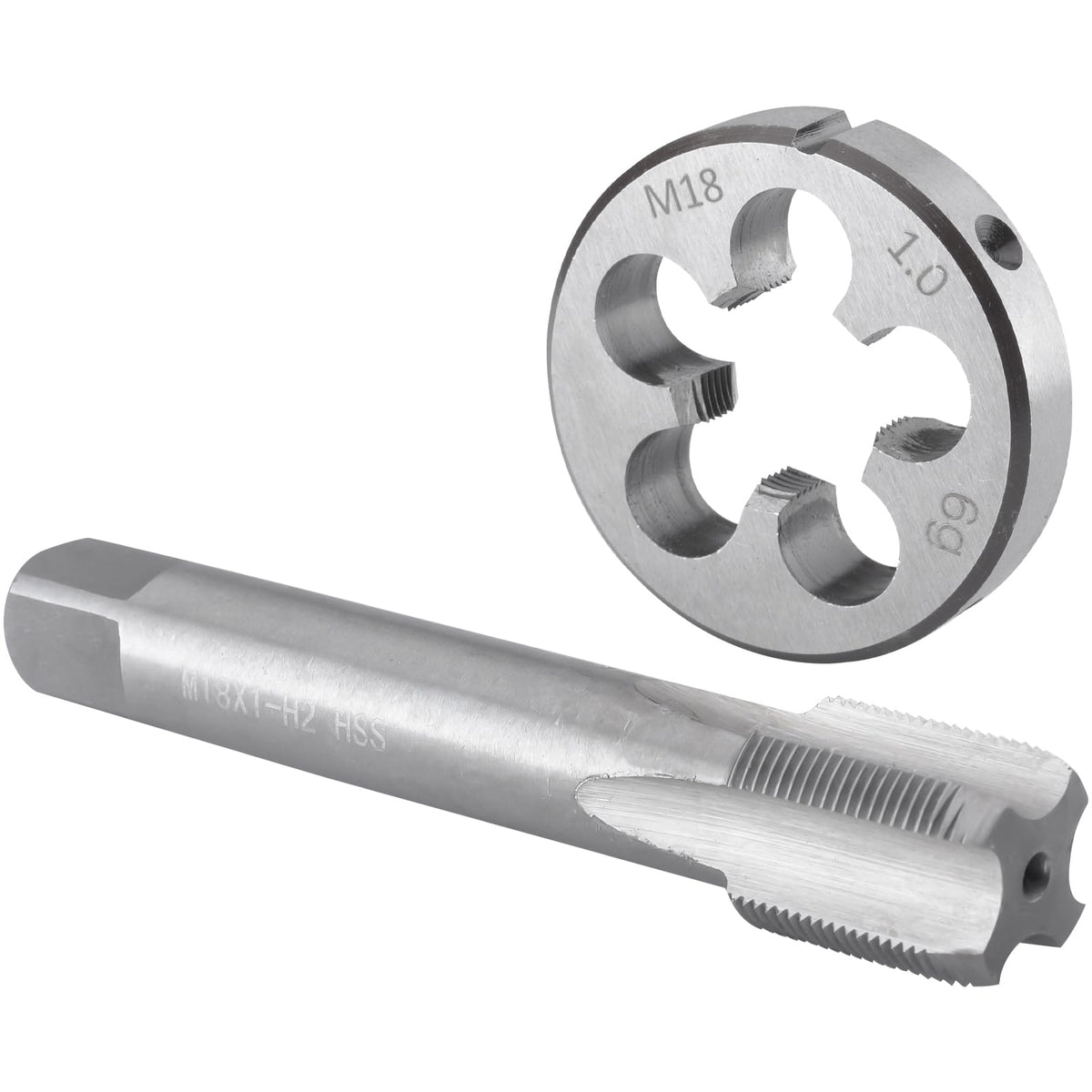 Burkit M18 X 1 Tap and Die Set Right Hand