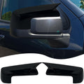 MUXEE Rear View Mirror Cover, for 2019-2026 Chevy Silverado 1500/GMC Sierra 1500 - Bright Black Turn Signal Housing Cover Accessories
