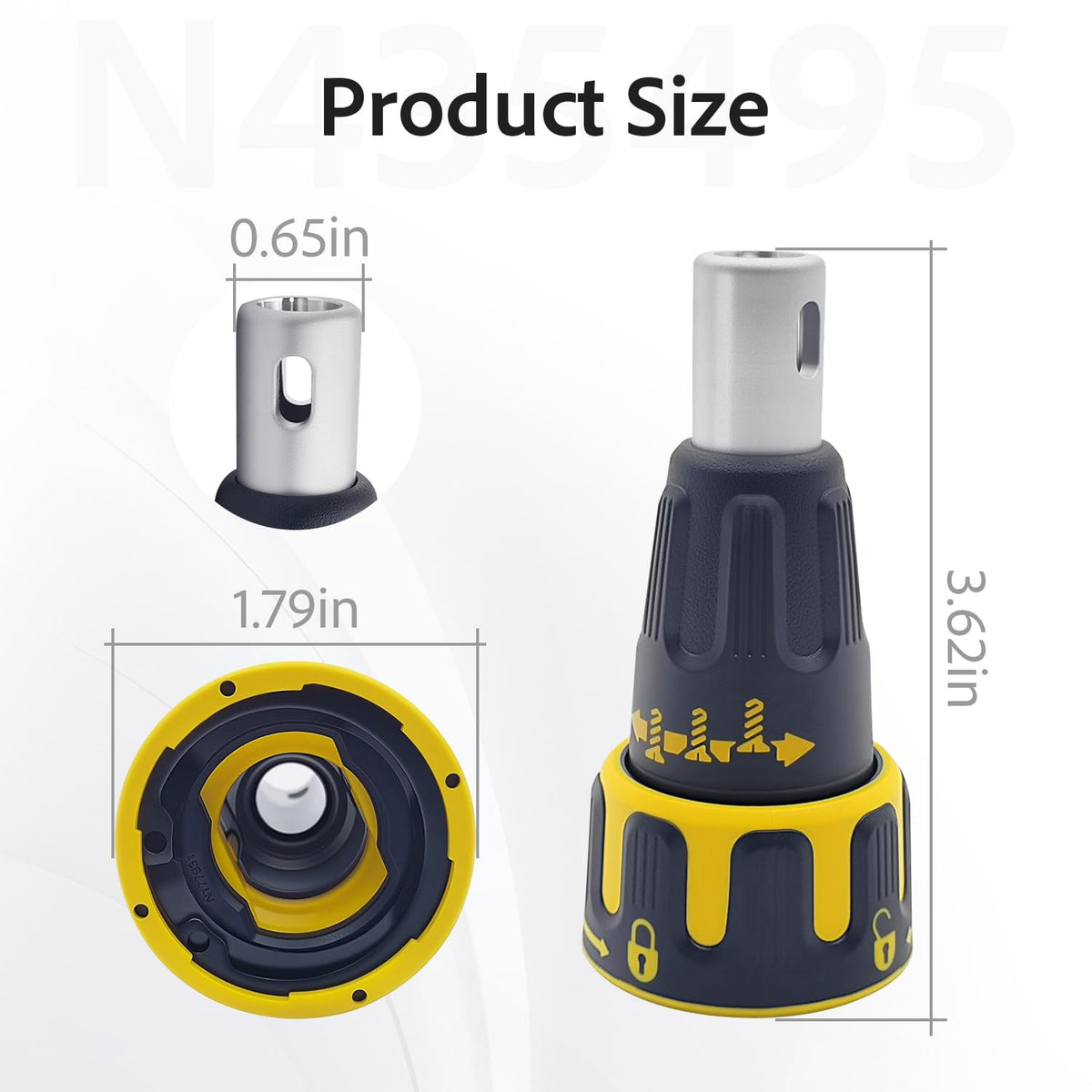 N435495 Nose Cone Assembly For DeWalt DCF620 DCF621 Drywall Gun Nose Cone