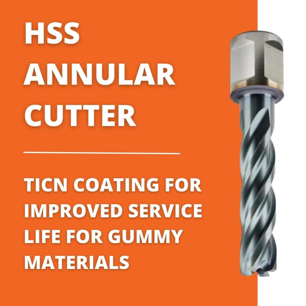 Slugger by Fein HSS Annular Cutter with TiCN Coating, 1/2" Dia, 2" Depth