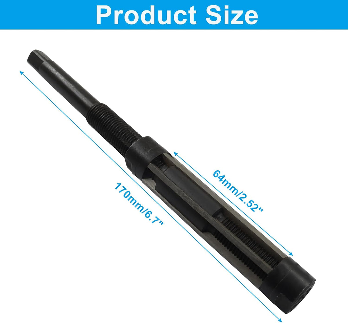 Piutouyar Adjustable Hand Reamer, Adjustment Range 17mm-19mm