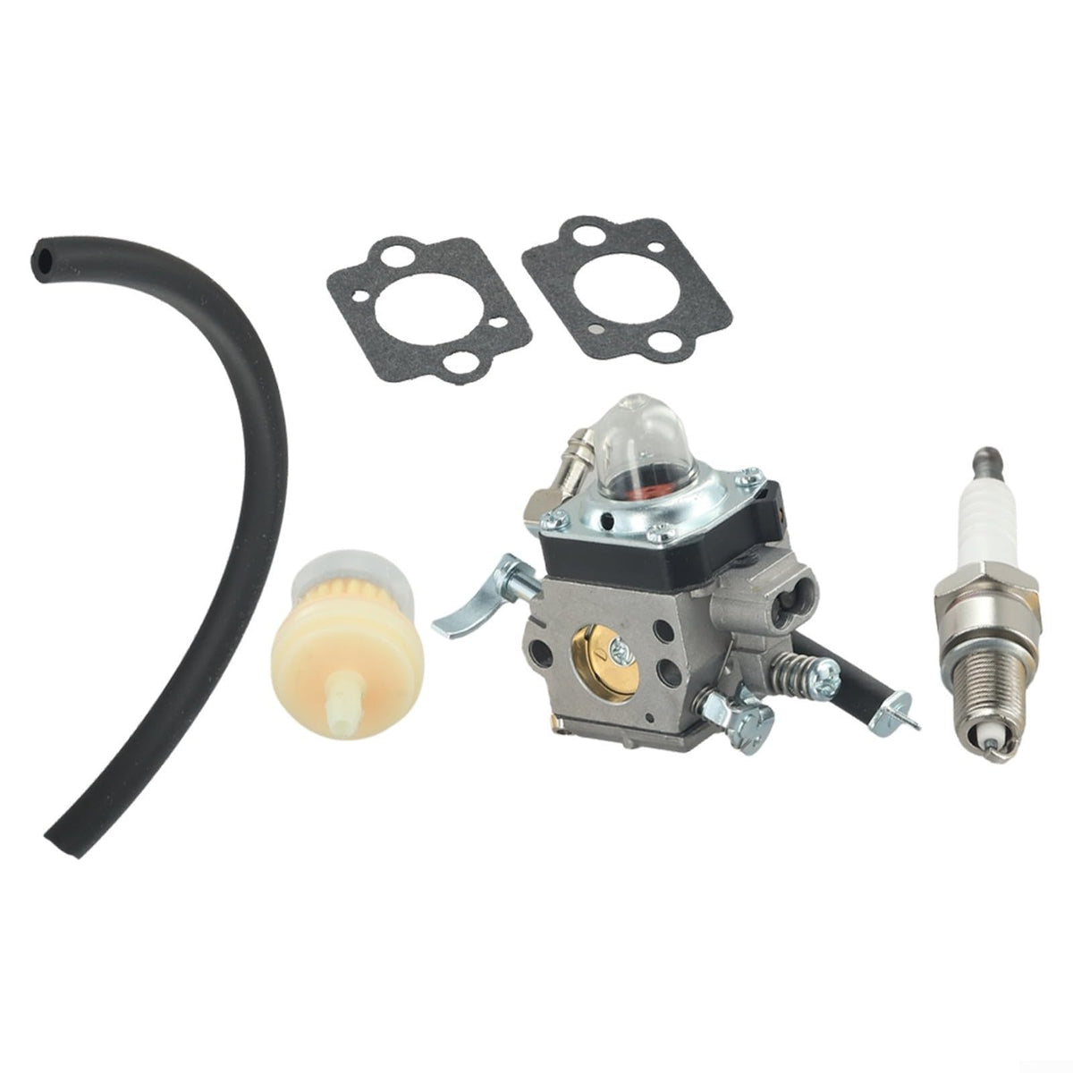 Carburetor Kit for Wacker BS50-2 BS60-2 BS70-2i for HDA 242 252 Concrete Saws with Fuel Line Gasket Spark Filter Replacement Parts