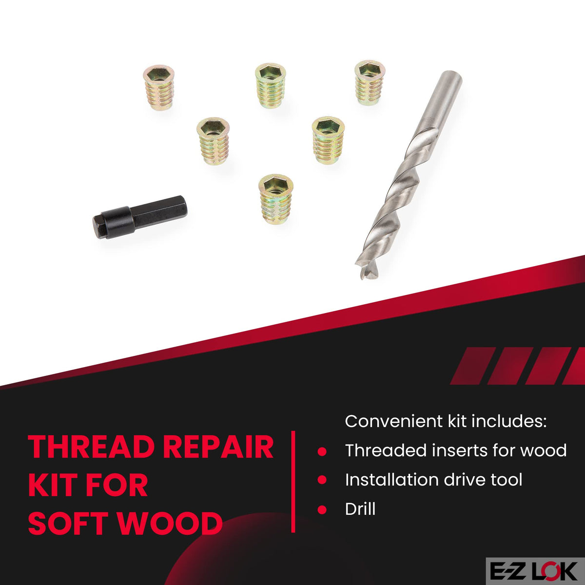E-Z LOK Thread Repair Kit, 0.375-16