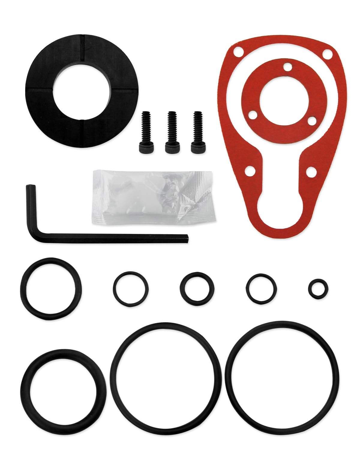 ULXIOM Floor Nailer Repair Rebuild Kit Fit for BOS-TITCH MIIIFN MIIIFS Nail Gun, contain ORK6 O-Ring 105043 Bumper BC1329 BC846 Gasket