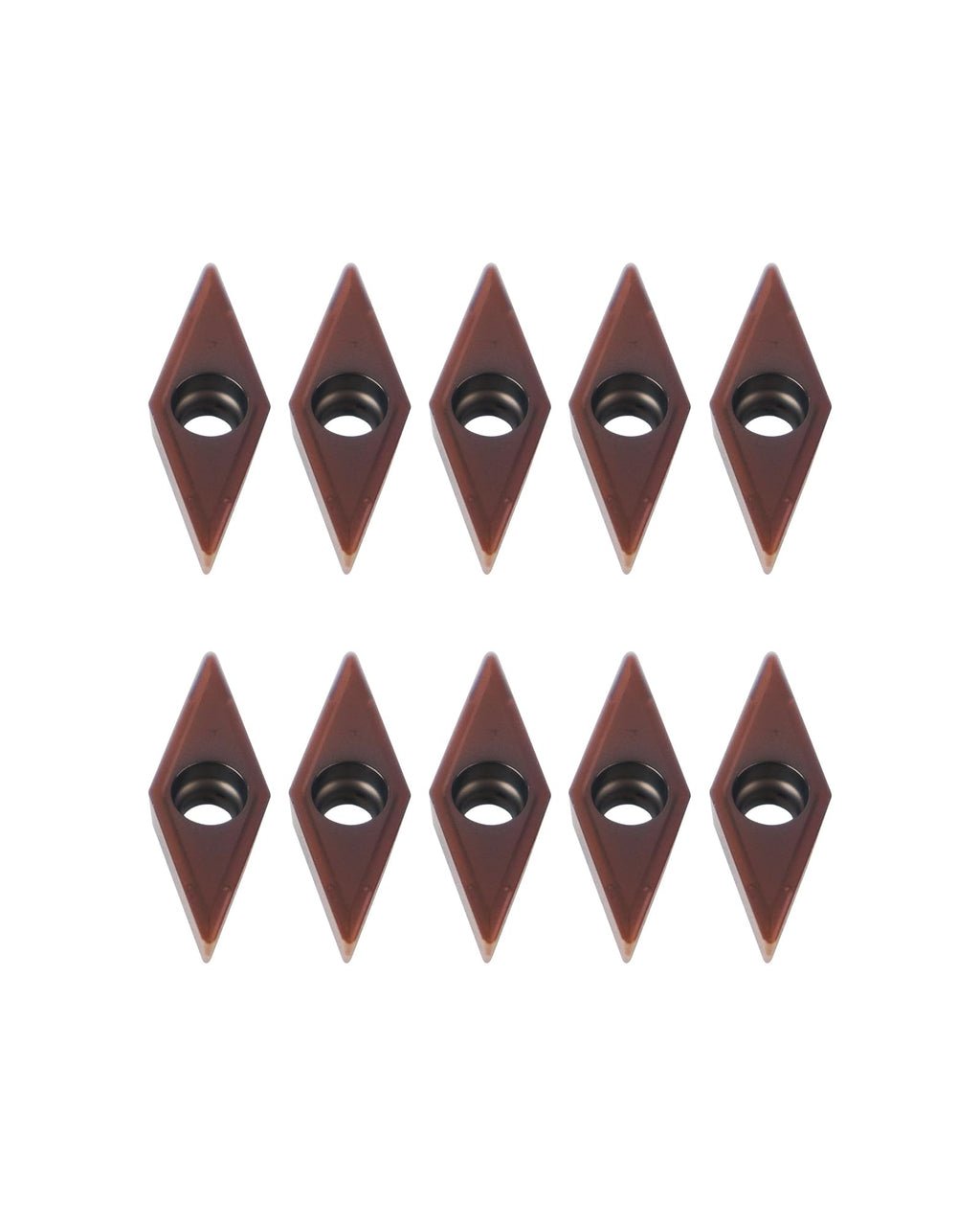 Zorqon10PcsCarbide Turning Inserts VCMT221 VCMT110304-PM