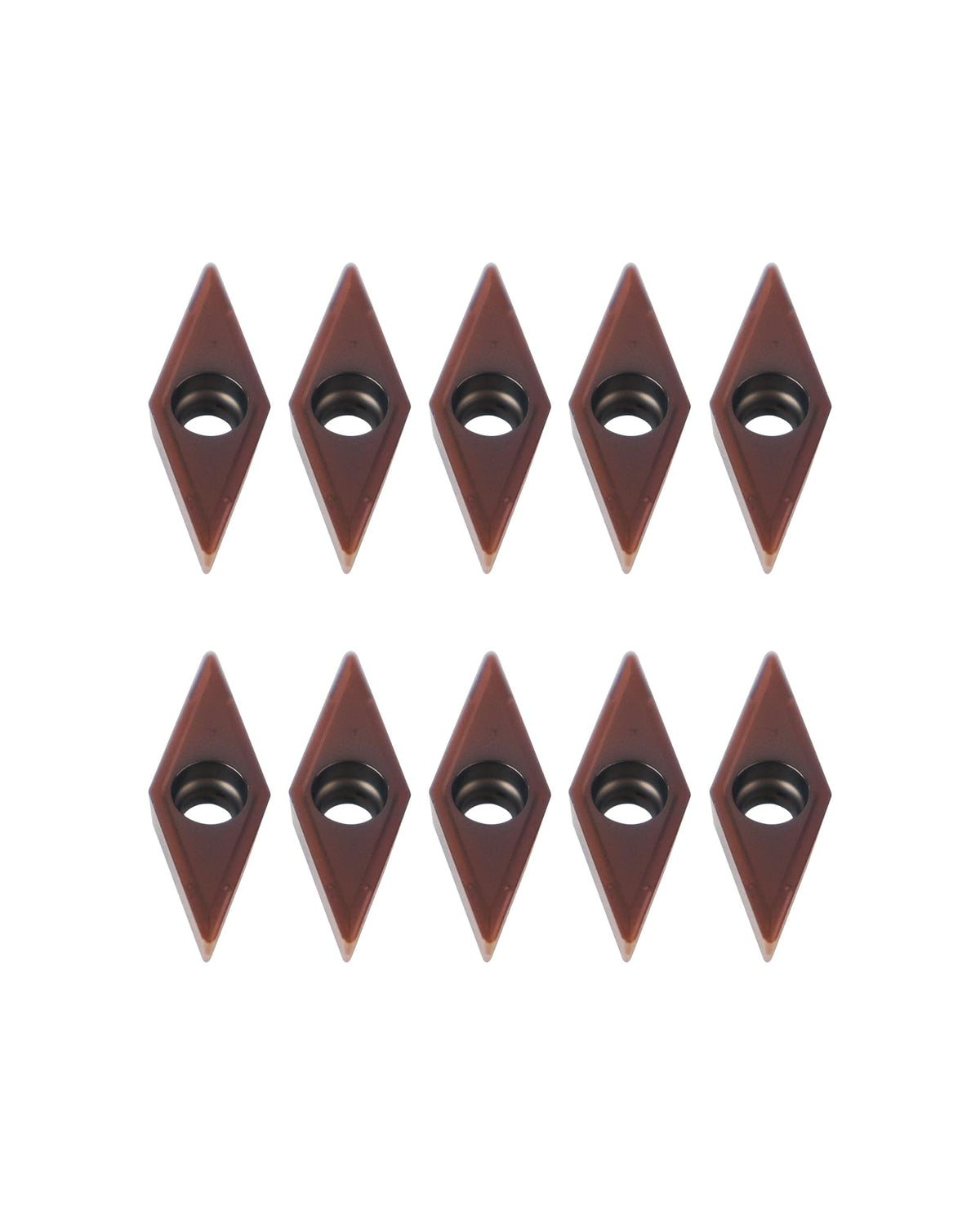 Zorqon10PcsCarbide Turning Inserts VCMT221 VCMT110304-PM