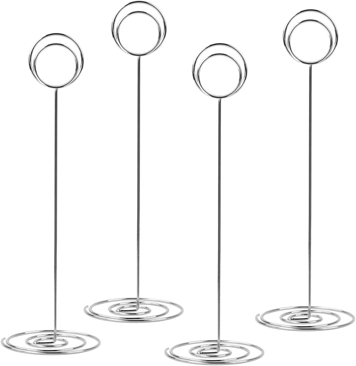 20 Pack 8.75 inch Tall Table Number Holders Place Card Holder Table Picture Holder Wire Photo Holder Clips Picture