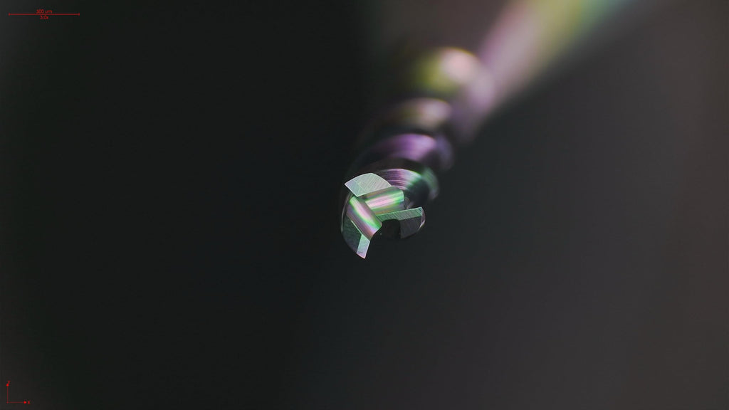 WEXWE Tools DLC Series Carbide Square End Mill, Diamond-Like Coating, End Mill for Aluminum, Copper, Magnesium Alloys, High Silicon Aluminum, Composite Materials,3 Flute,1/8 Shank(.0313(1/32)", 5pcs)