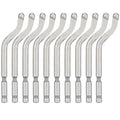 Lirioden 10PCS M35 Cobalt HSS Deburring Blades BS1018–65-67 HRC Heavy-Duty Edge Remover for Stainless Steel, Copper, Aluminum,Plastic,PVC,Resin&3D Printing–Professional Metalworking & Plumbing Tool