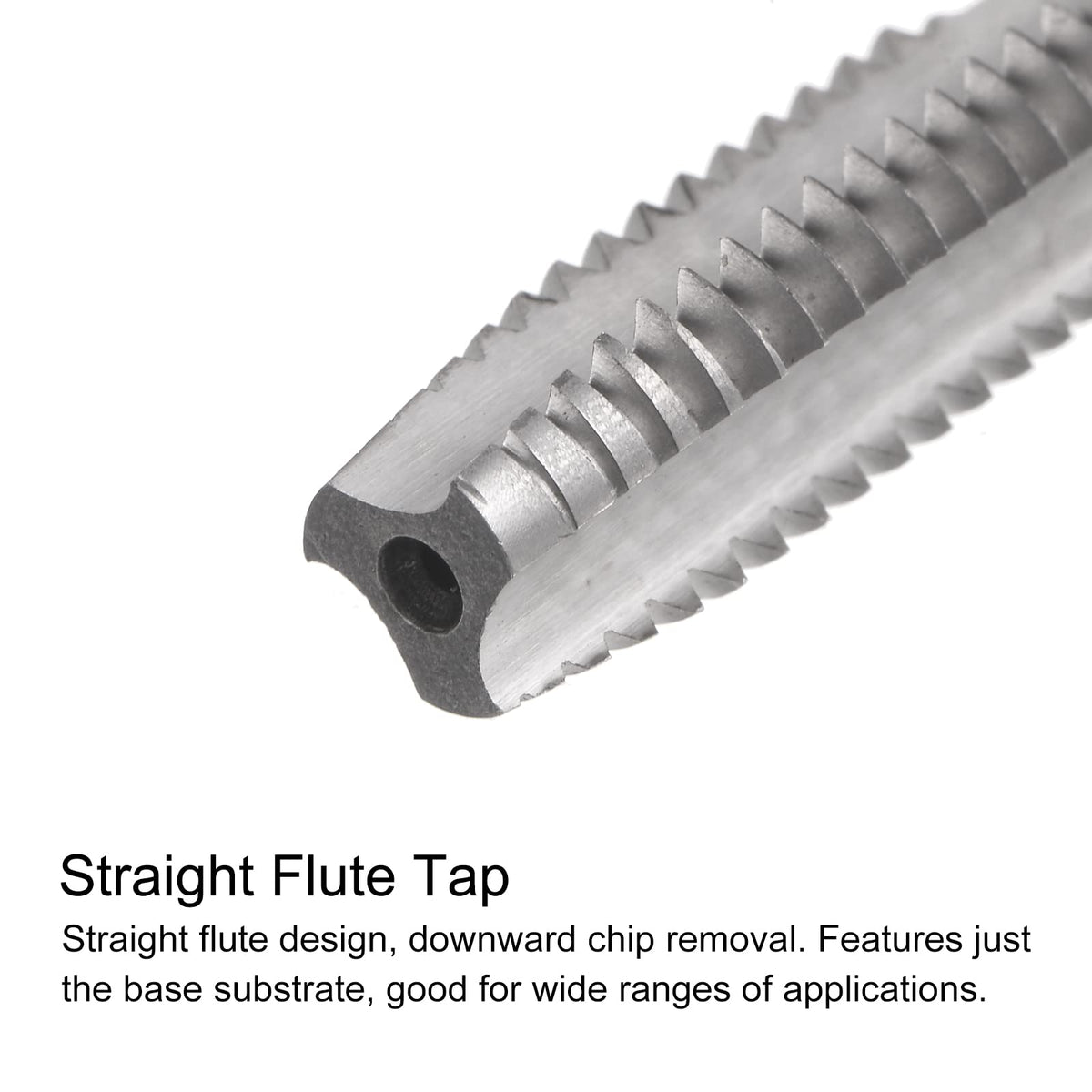 HARFINGTON Tap & Bit Sets, 3/8-18 UNF 2B Straight Flute Machine Thread Milling Tap, 8.1mm M35 Cobalt High Speed Steel (HSS-CO) Twist Drill Bit