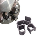 Plastic Soft Jaw Covers for Sanou K11-160 Lathe Chuck 3D