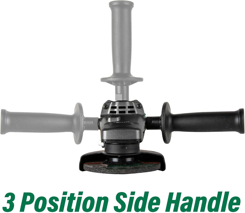 Angle Grinder | 4-1/2-Inch | 12 Amp | AC Brushless Motor | Variable Speed | 3-Position Side Handle | G12VE2