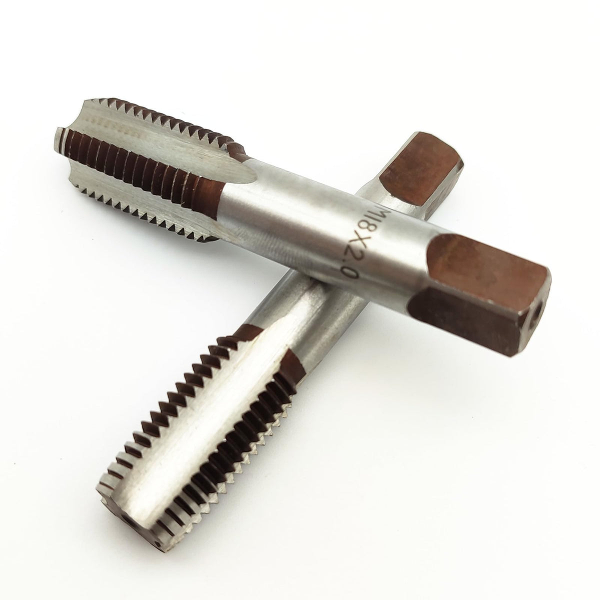 AtticZone M18 x 2.0 Metric Hand Thread Tap, Right Hand, Alloy Tool Steel