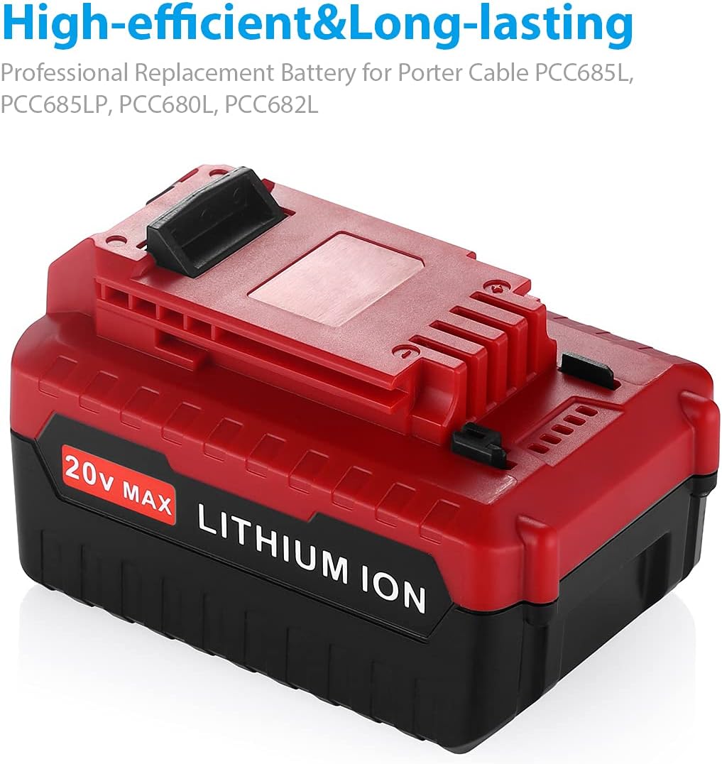 20V 6.0Ah Battery Compatible with Porter Cable 20V Power Tools