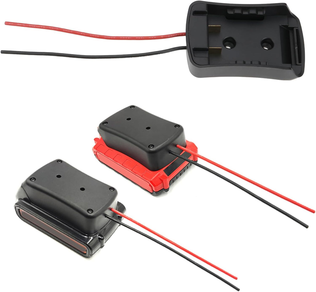 Create idea 1Pc Battery Adapter Power Connector Compatible with Porter Cable PCC685L PCC685LP PCC680L PCC682L 20V Li-ion Battery 12 Gauge Robotics
