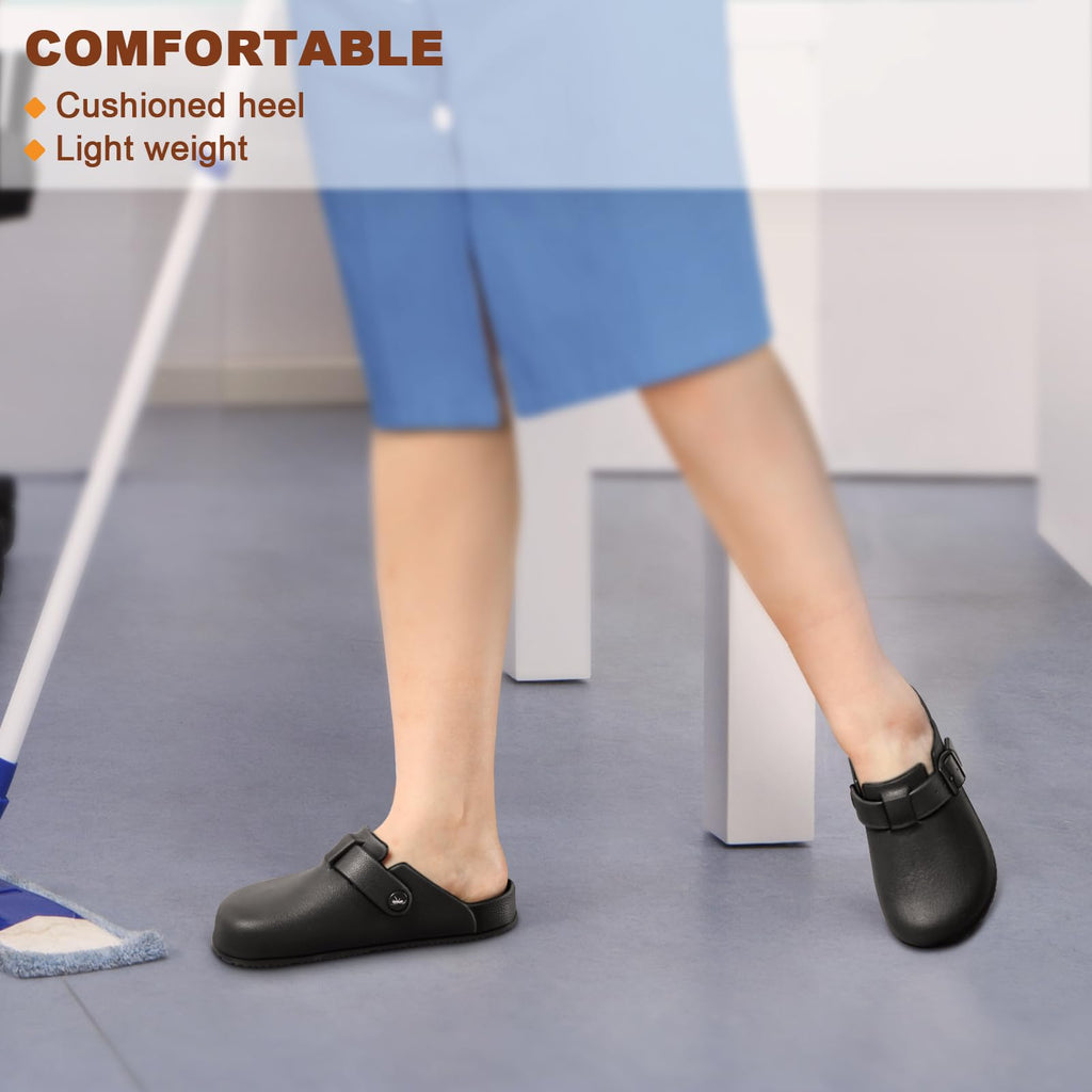 Clogs Mules for Women Nursing Garden-Cushioned Footbed-Ligthweight