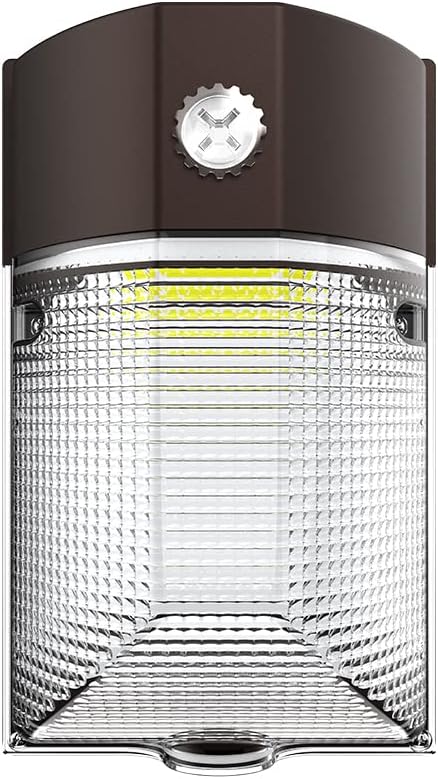HALO MWP 150W Equivalent LED Mini Wall Pack Light, Bronze, Dusk-Dawn,3 CCT
