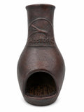 Skeeterlog Chiminea Kit - Clay Outdoor Firewood - Crab Apple