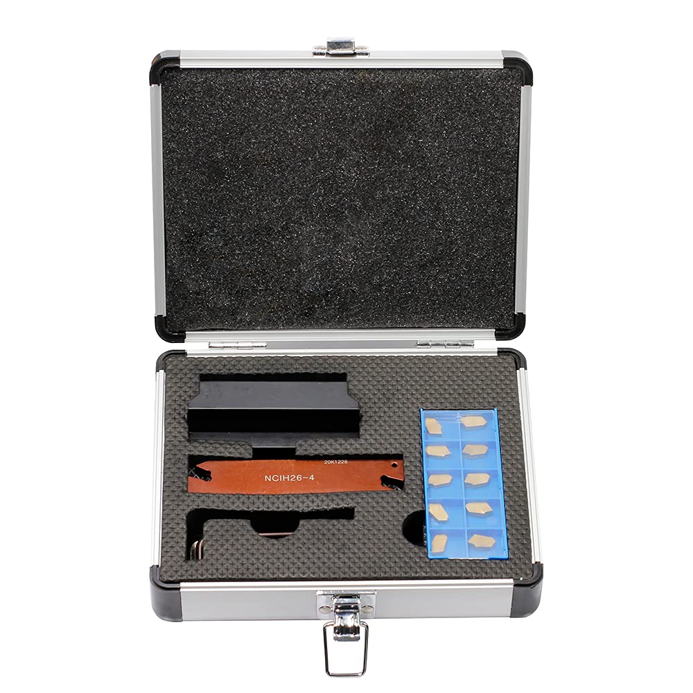 OSCARBIDE 3/4" Self-Lock Block SLTBN19-5 with Blade & 10 Carbide Inserts